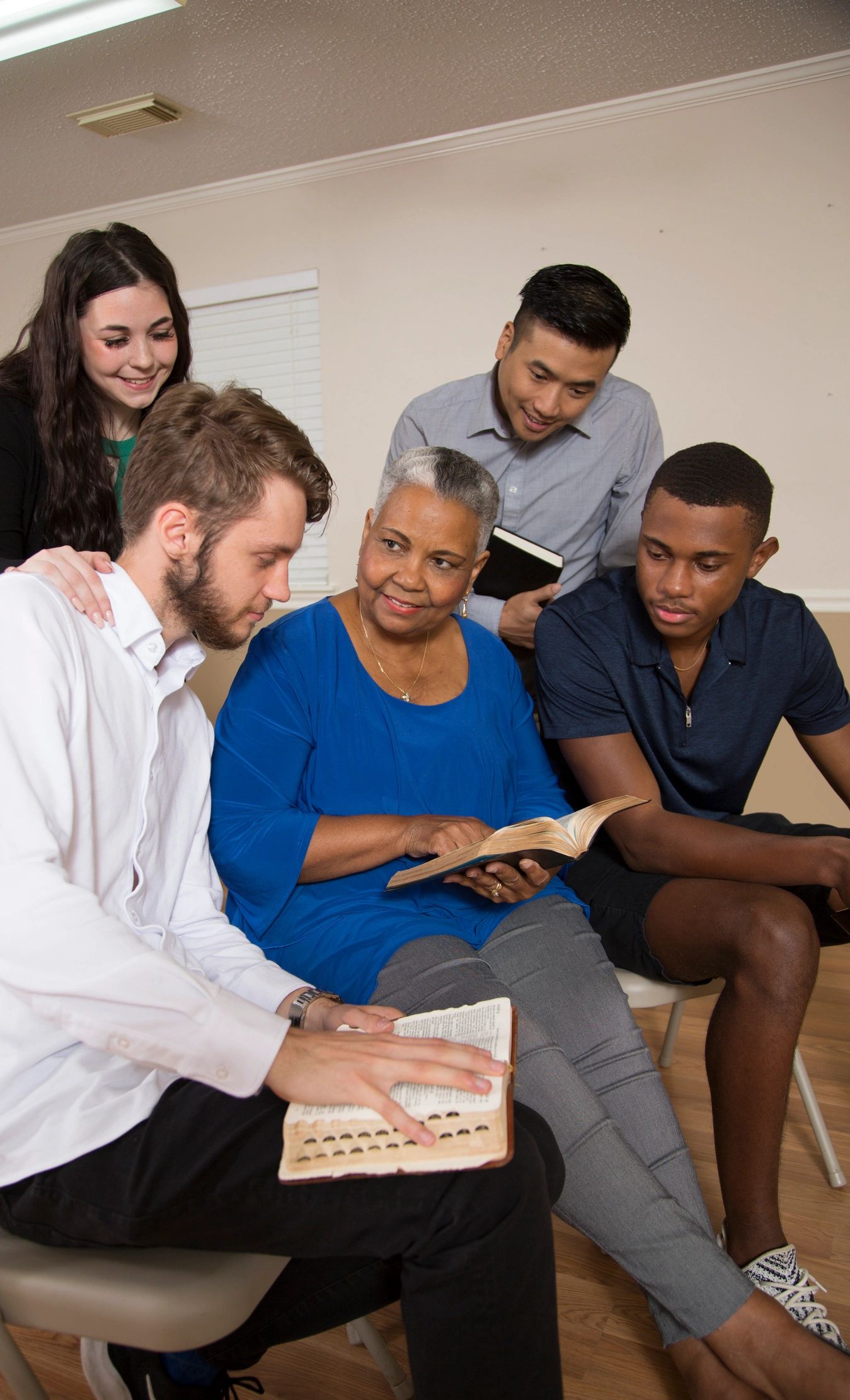 Faith-based small group mentorship session
