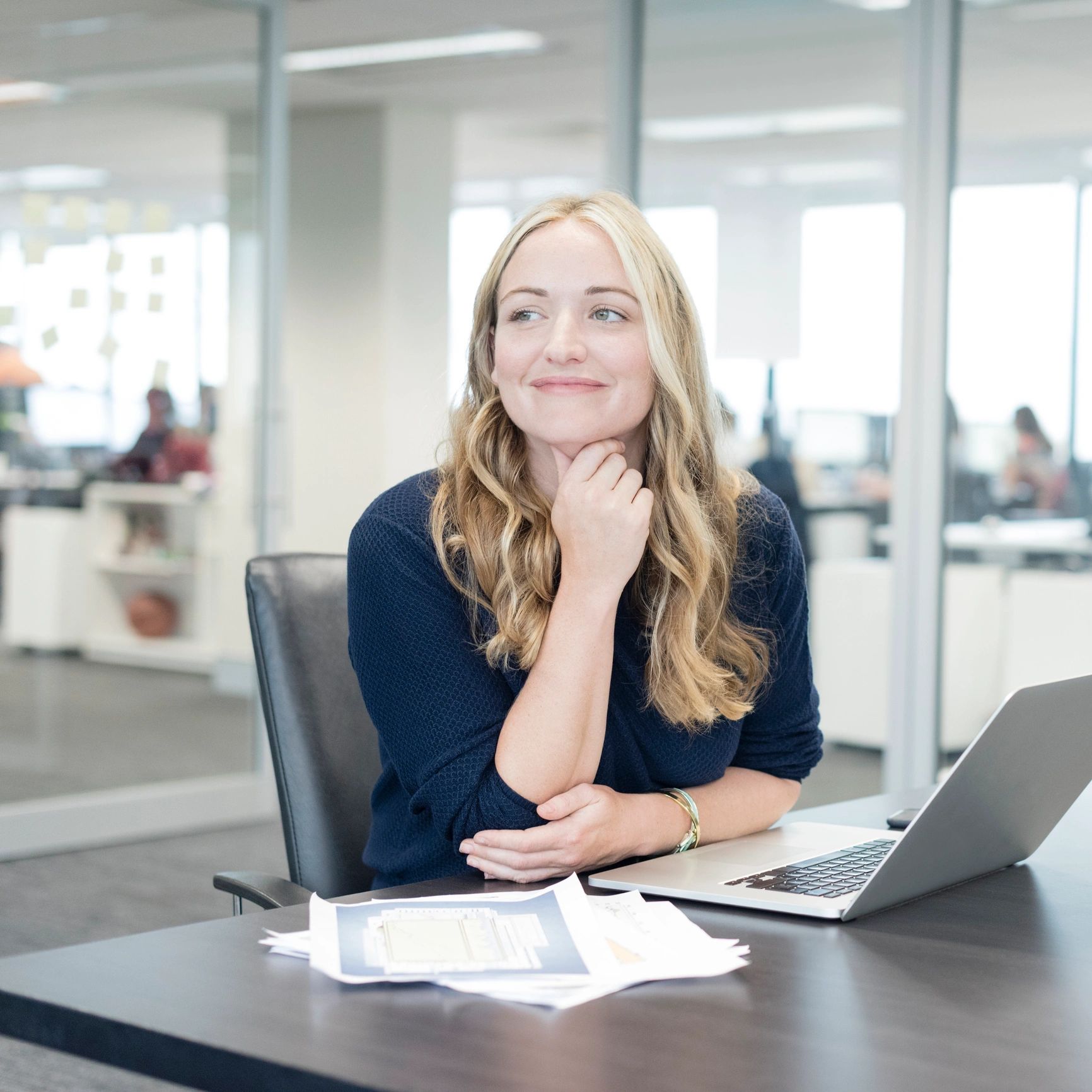 Portrait of a smiling professional woman